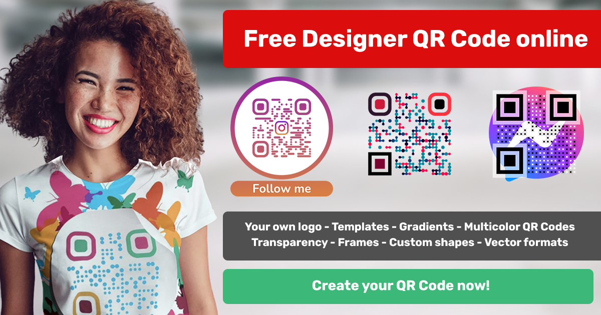 Designer QR code with logo | Free QR code design | QR Planet