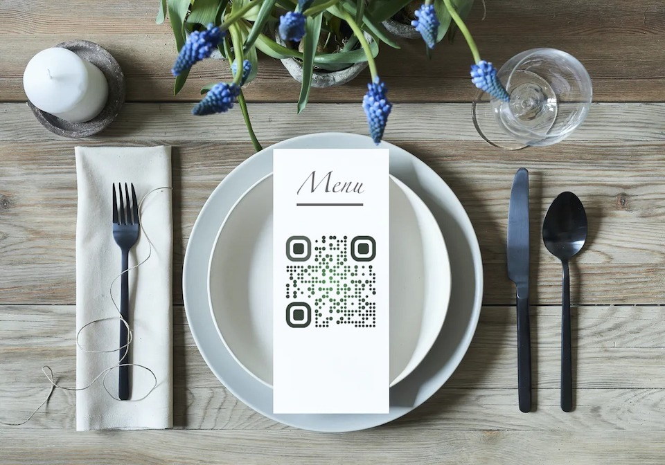 Códigos QR para menus recorrentes